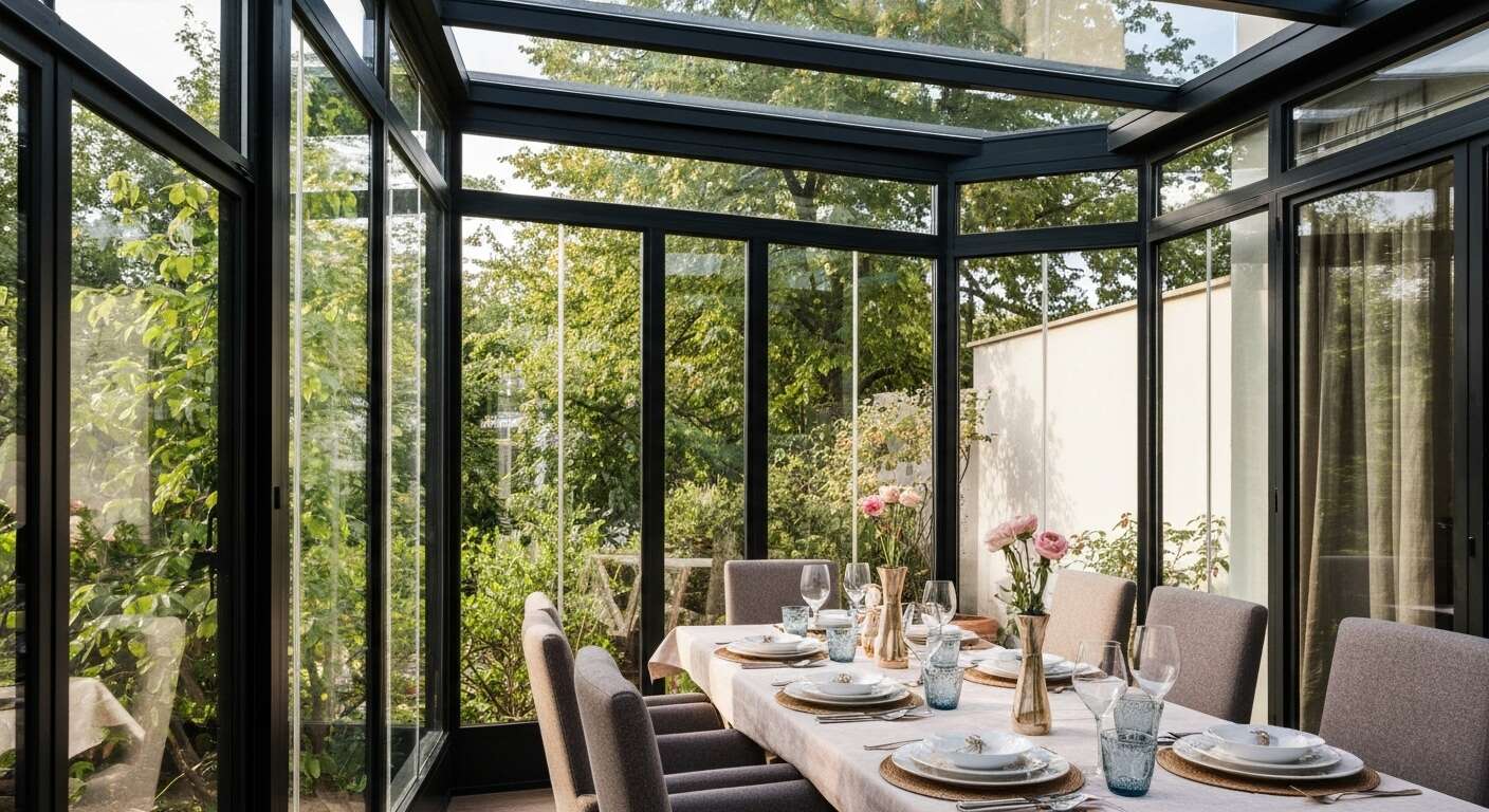 Véranda salle à manger : créer un espace convivial