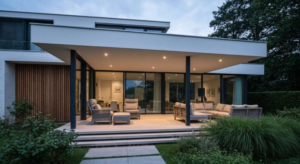 Quel est le prix d'une véranda à toit plat ?