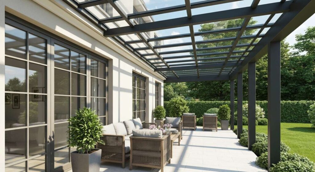 Prix d'une véranda Dune avec toit vitré : guide complet