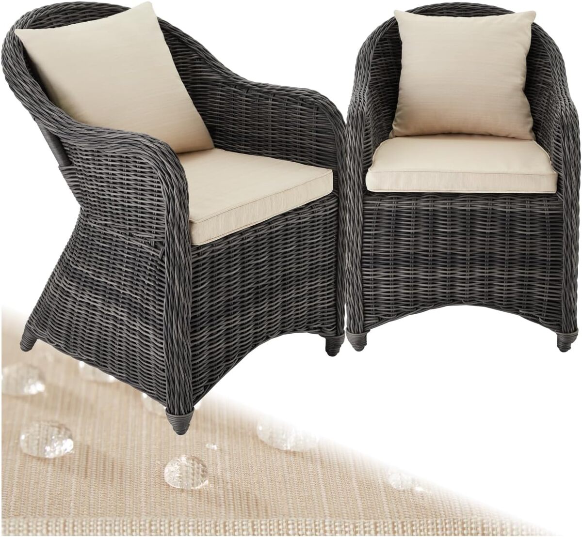 Avis : fauteuils confort TecTake pour jardin et intérieur