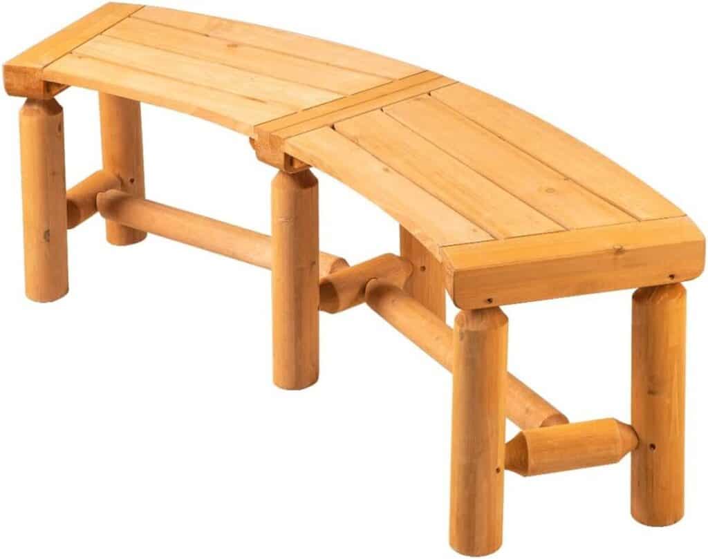 Test : banc rustique FORTUNO en bois courbé