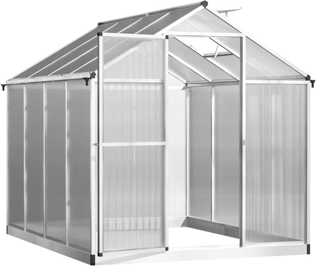 Test de la serre Outsunny 5, 5 m² en aluminium et polycarbonate