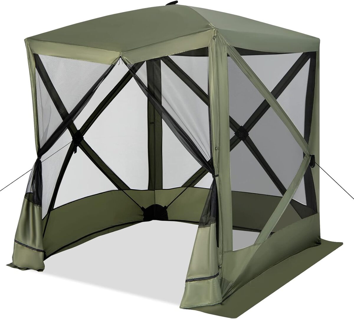 Test de la tonnelle Tangkula pop-up 2x2m avec moustiquaire