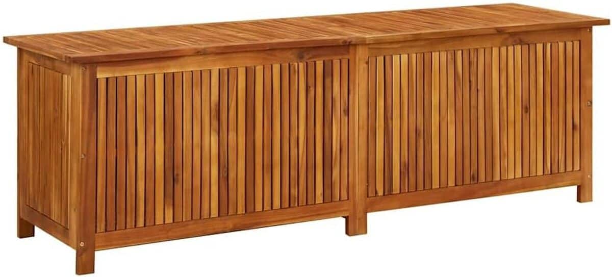Test du banc boîte de rangement vidaXL en bois d'acacia