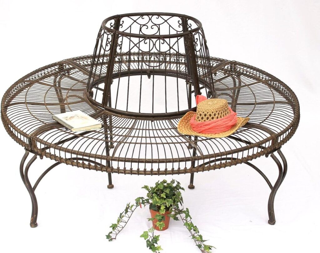 Test du banc circulaire DanDiBo JC112404 pour jardin