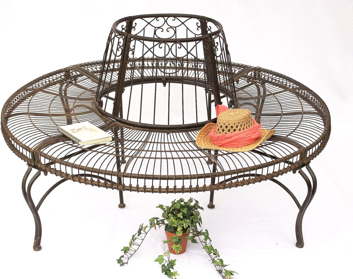 Test du banc circulaire DanDiBo JC112404 pour jardin