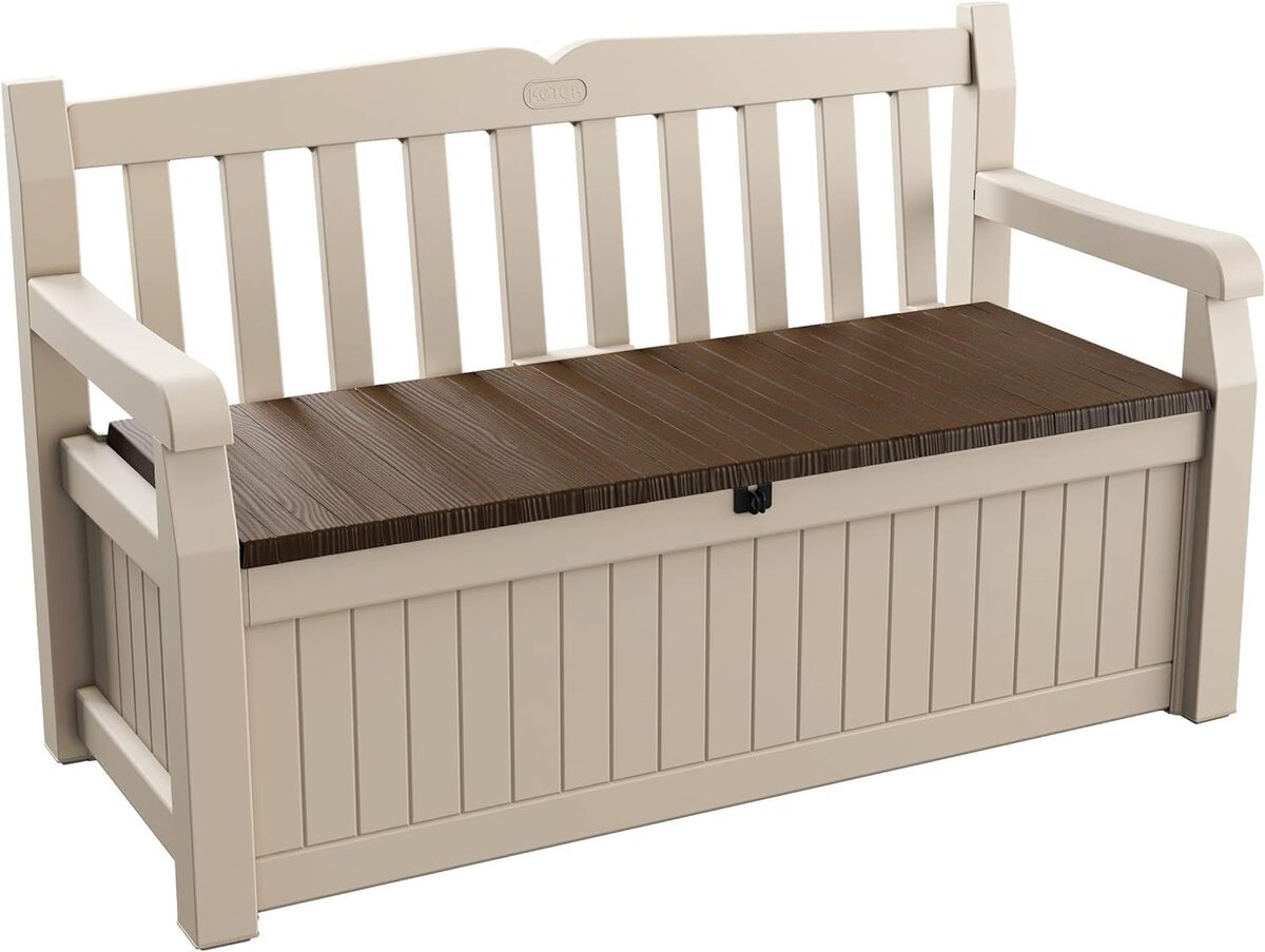 Test du banc coffre Keter Eden Bench : 265 litres de stockage extérieur