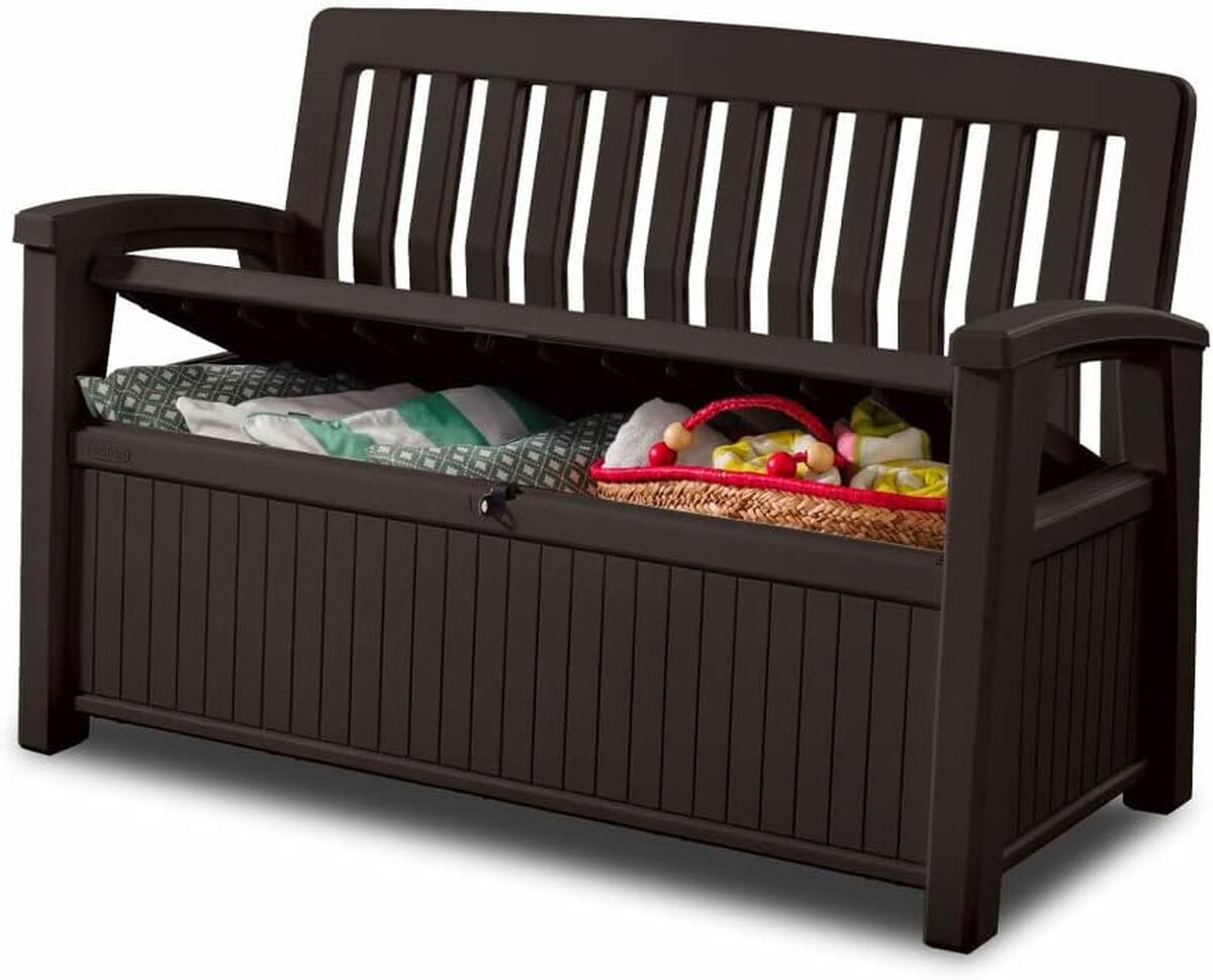 Test du banc de rangement Keter 227 litres graphite