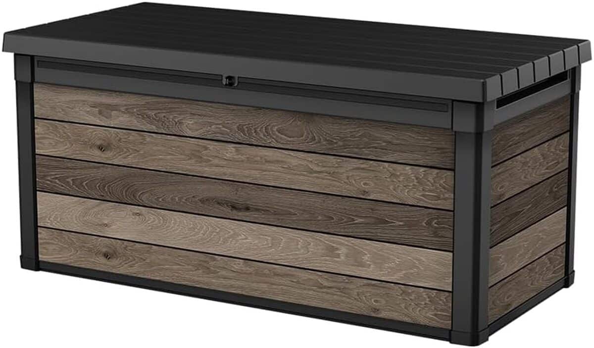 Test du coffre de jardin Keter Signature 570 l : rangement et fonction assise