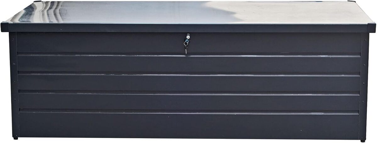 Test du coffre de jardin Werka Pro en métal, 1000 litres