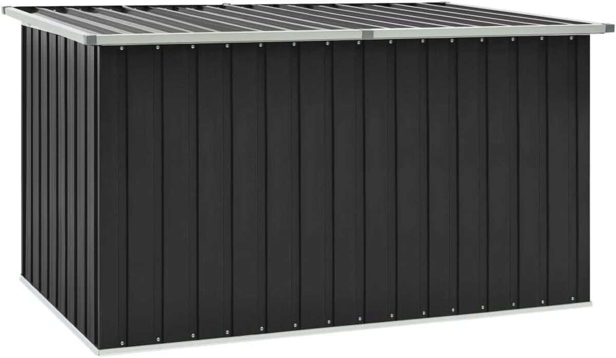 Test du coffre de rangement extérieur homiuse 171x99x93 cm en acier anthracite