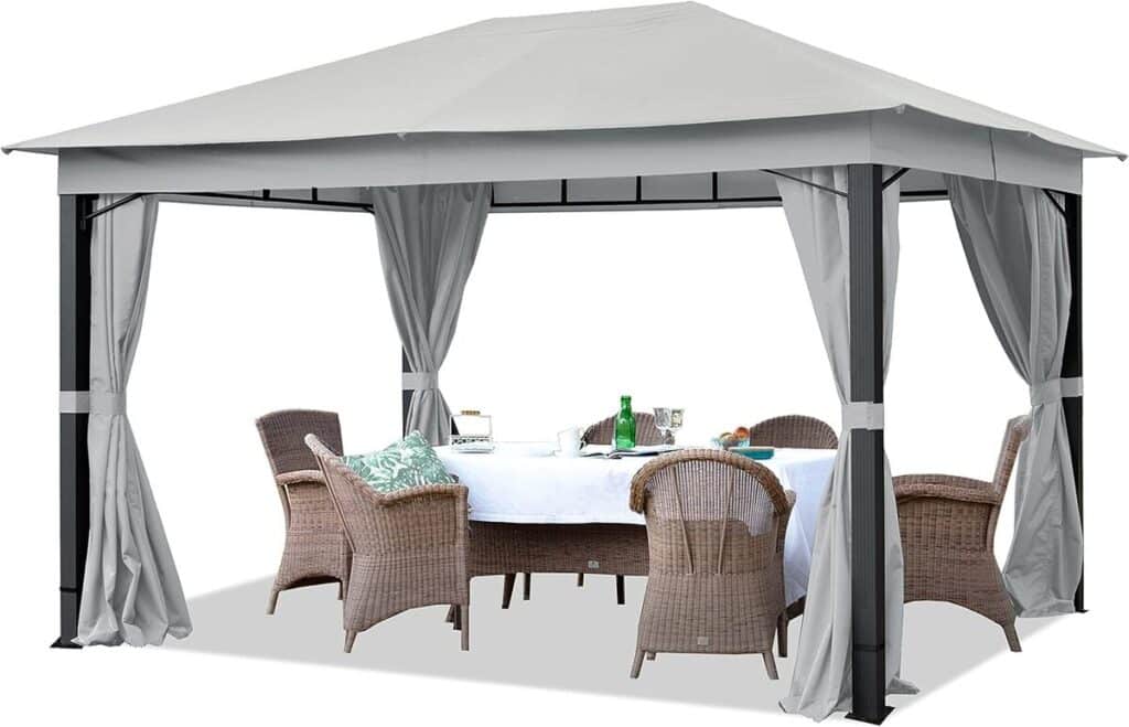 Test du pavillon de jardin ALU Premium 3x4m : imperméabilité et robustesse