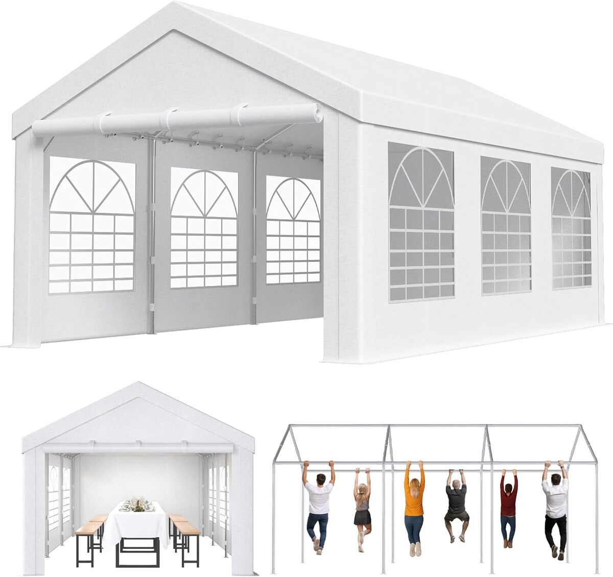 Test : tente de réception Homall 3x6m, idéale pour événements en plein air