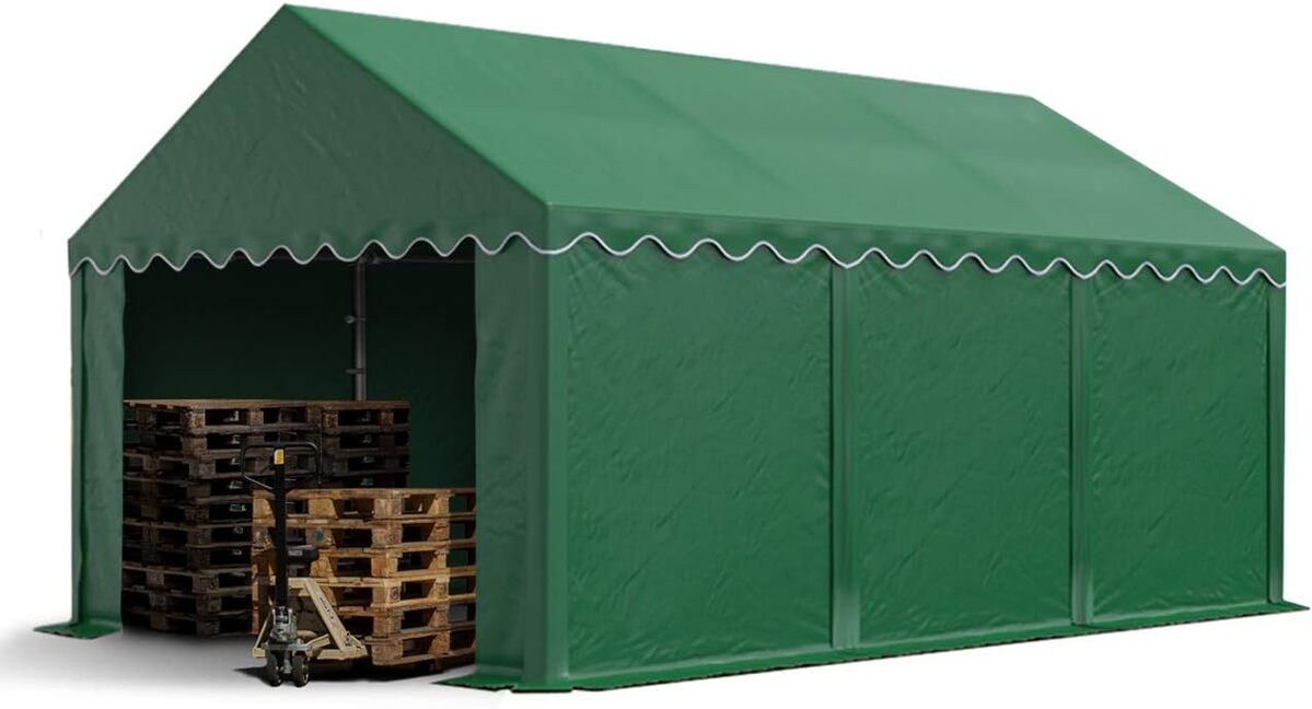 Test : tente de stockage Toolport 3x6 m imperméable
