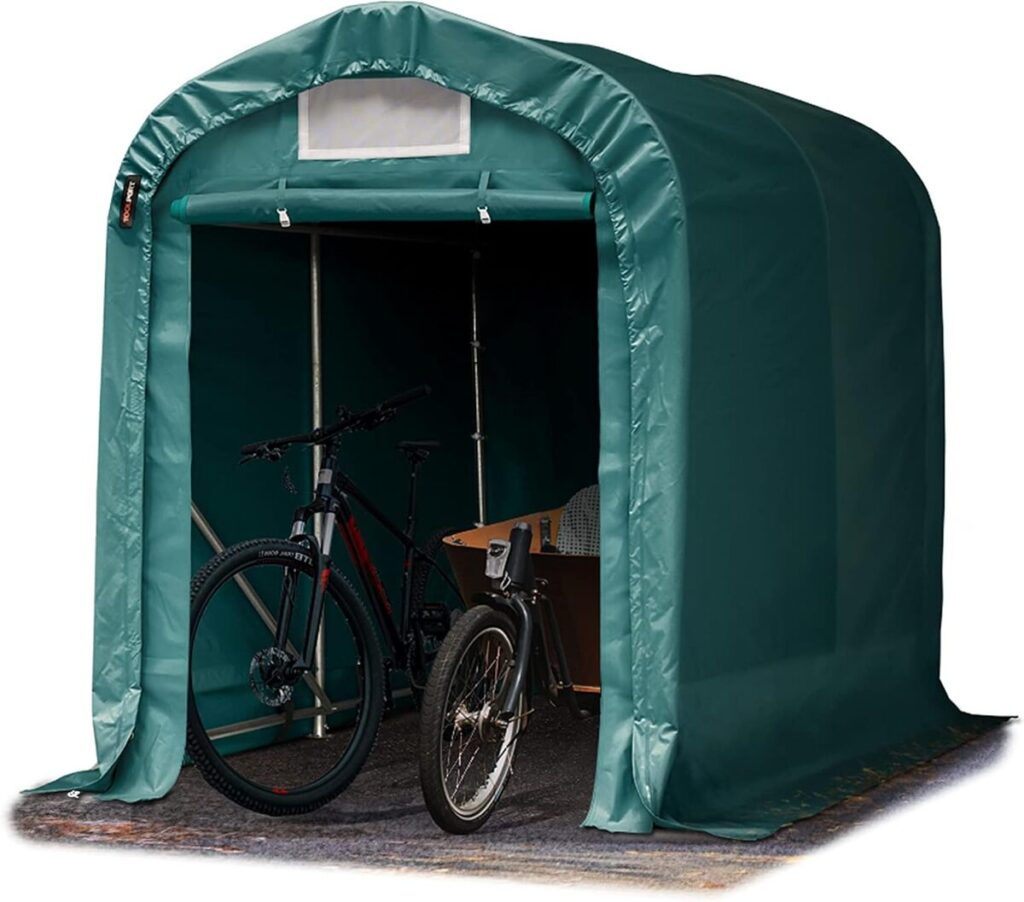 Test : tente-garage TOOLPORT verte 1, 6 x 2, 4 m