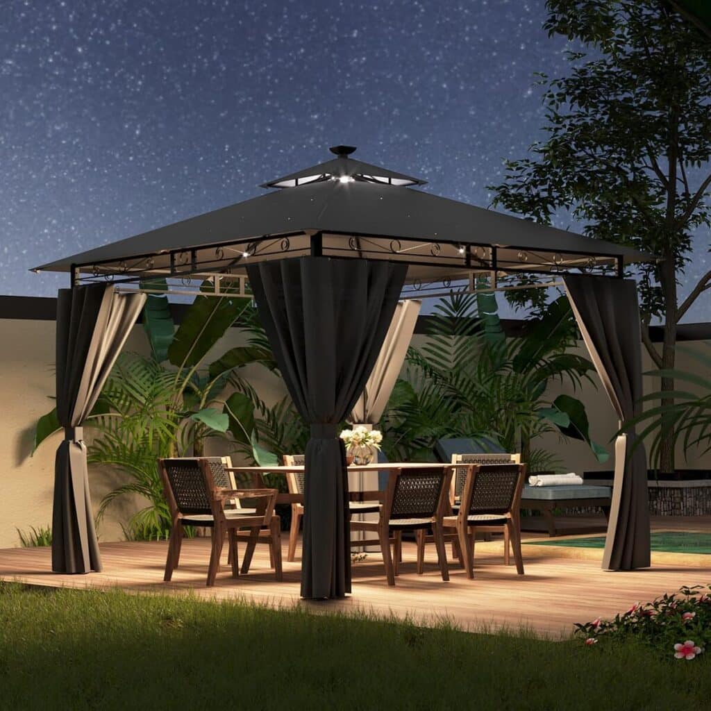 Test : tonnelle de jardin Devoko 3x4m imperméable