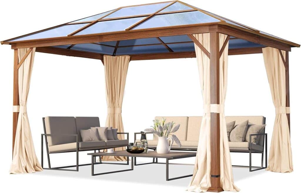 Test : tonnelle Toolport 3x4 m en polycarbonate et bois