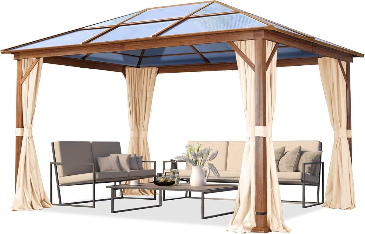 Test : tonnelle Toolport 3x4 m en polycarbonate et bois