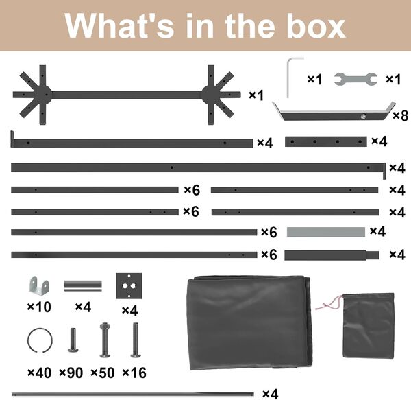 Devoko Tonnelle Aluminium Imperméable,Résistant à l'hiver Tonnelle de Jardin Exterieur Protection UV,Stable Cadre Métallique de Fête pour Les Cours et Les Jardins (3 * 4 Gris)