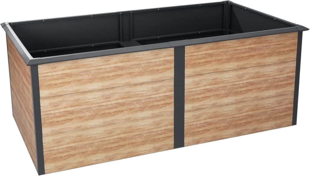 Test du parterre surélevé Zelsius anthracite pour jardin et balcon