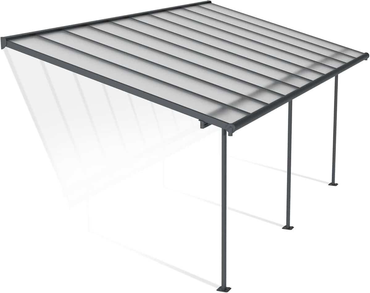 Test : pergola Sierra 3x6.10 Canopia by Palram en aluminium et polycarbonate