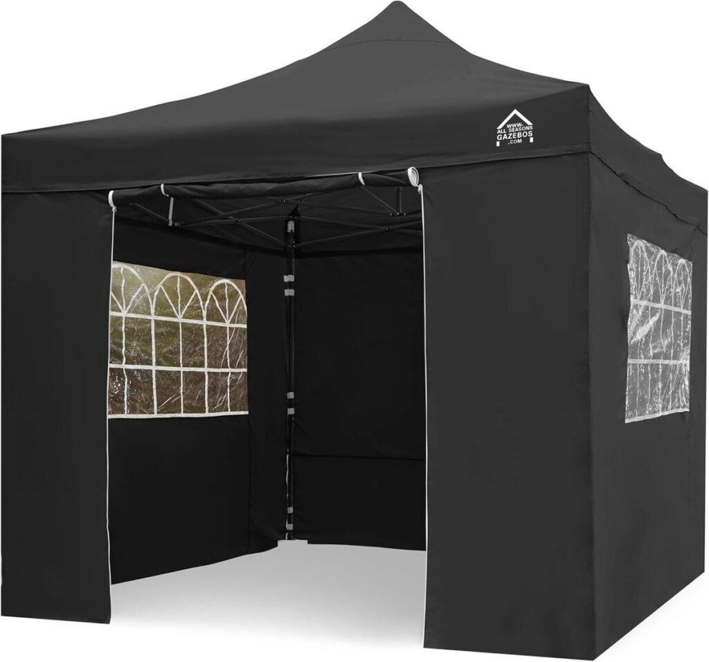 Test : tonnelle pop-up All Seasons Gazebos 3x3m – imperméabilité Premium