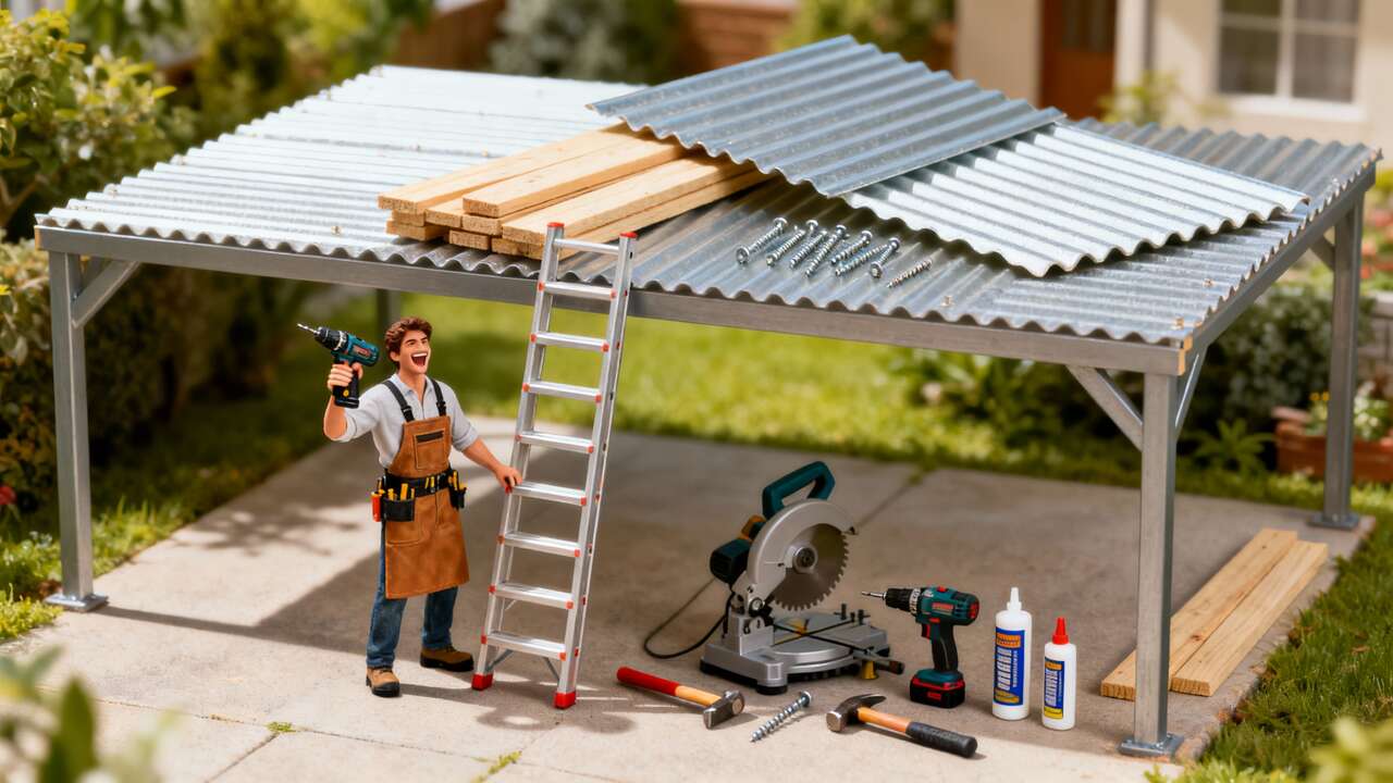 Comment couvrir le toit de son carport : conseils pratiques