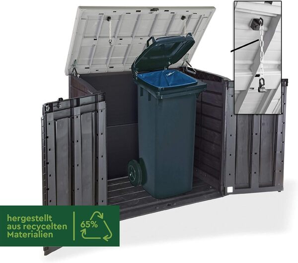 KETER Résine Abri horizontal range poubelle SIO MAX - 1200 litres