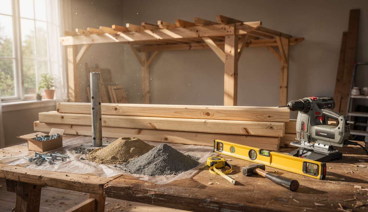 Fixation pergola au sol : nos astuces et conseils