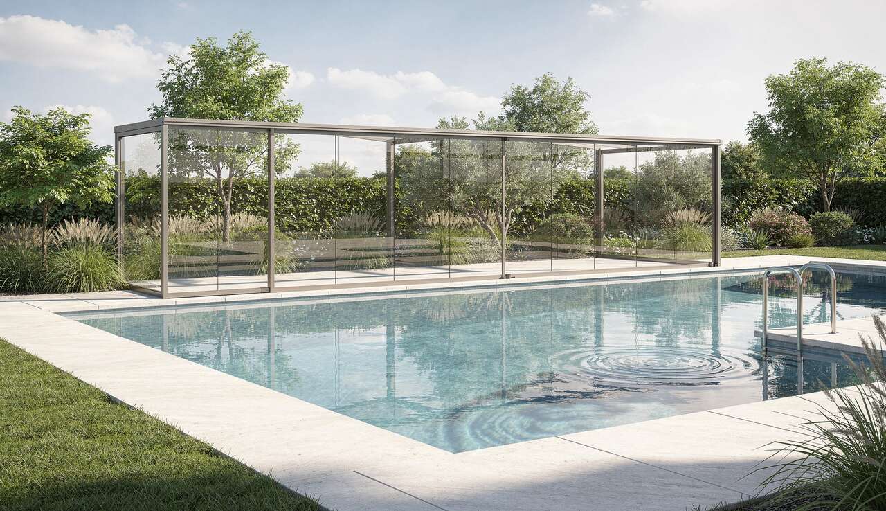Comment un abri de piscine prévient l'évaporation d'eau ?