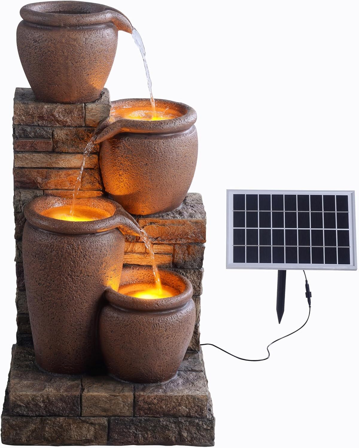 Avis sur la fontaine 4 étages LED Teamson Home