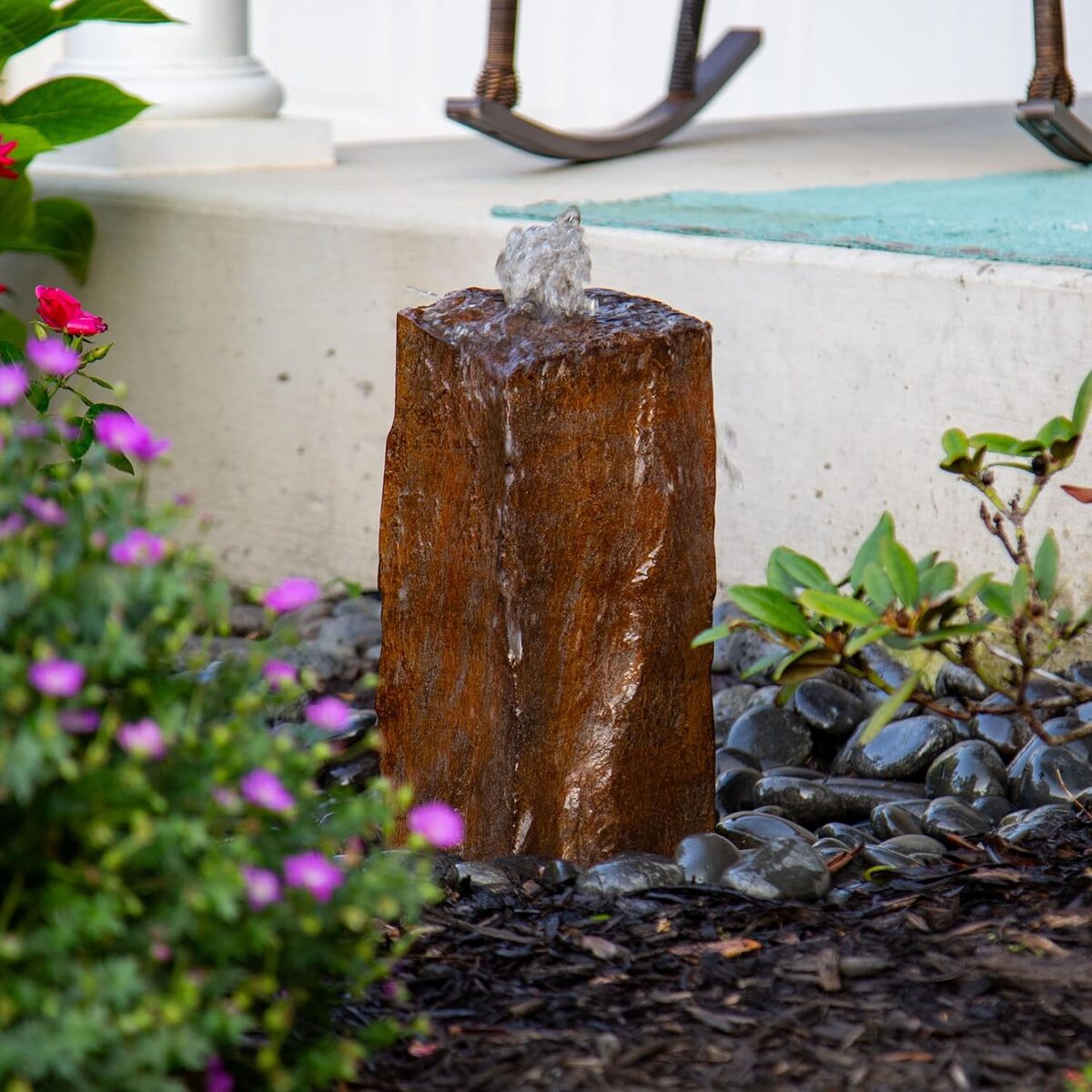 Avis sur la fontaine colonne Aquascape en basalte 45, 7 cm