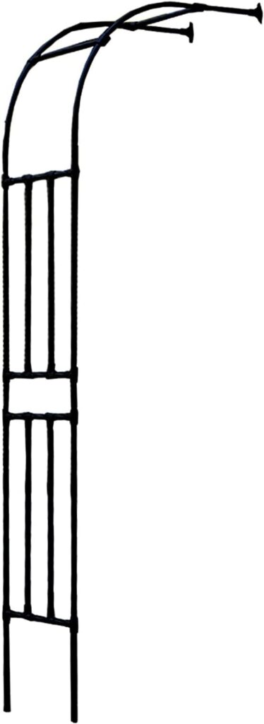 Avis sur l'arche à rosiers murale en métal pour jardin