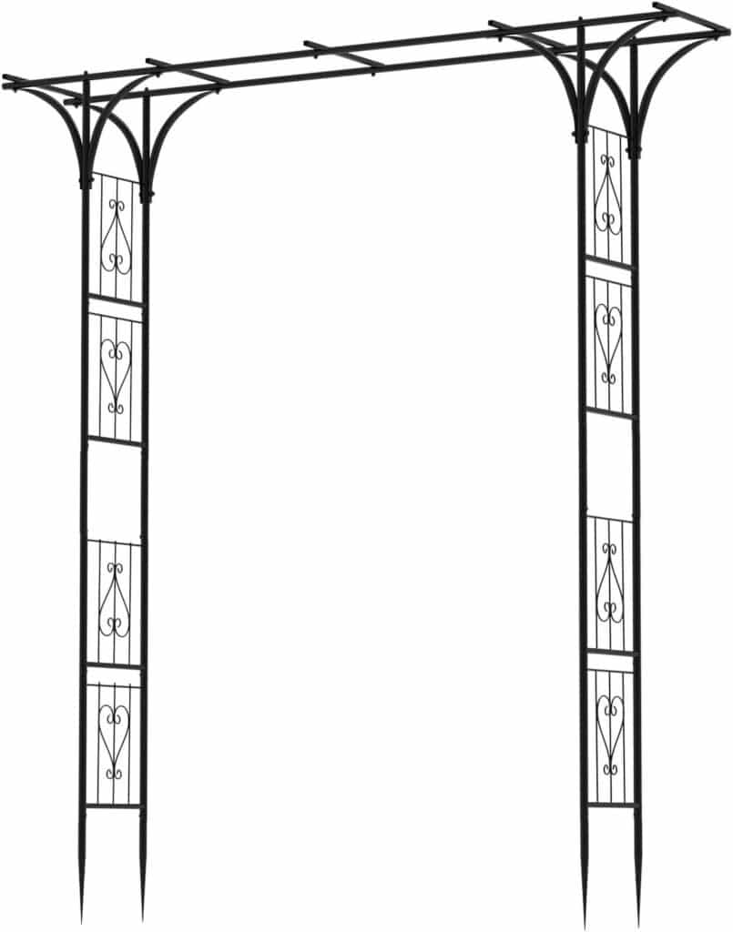 Avis sur l'arche de jardin en métal OUSHENG 2, 1 m pour vignes et mariages