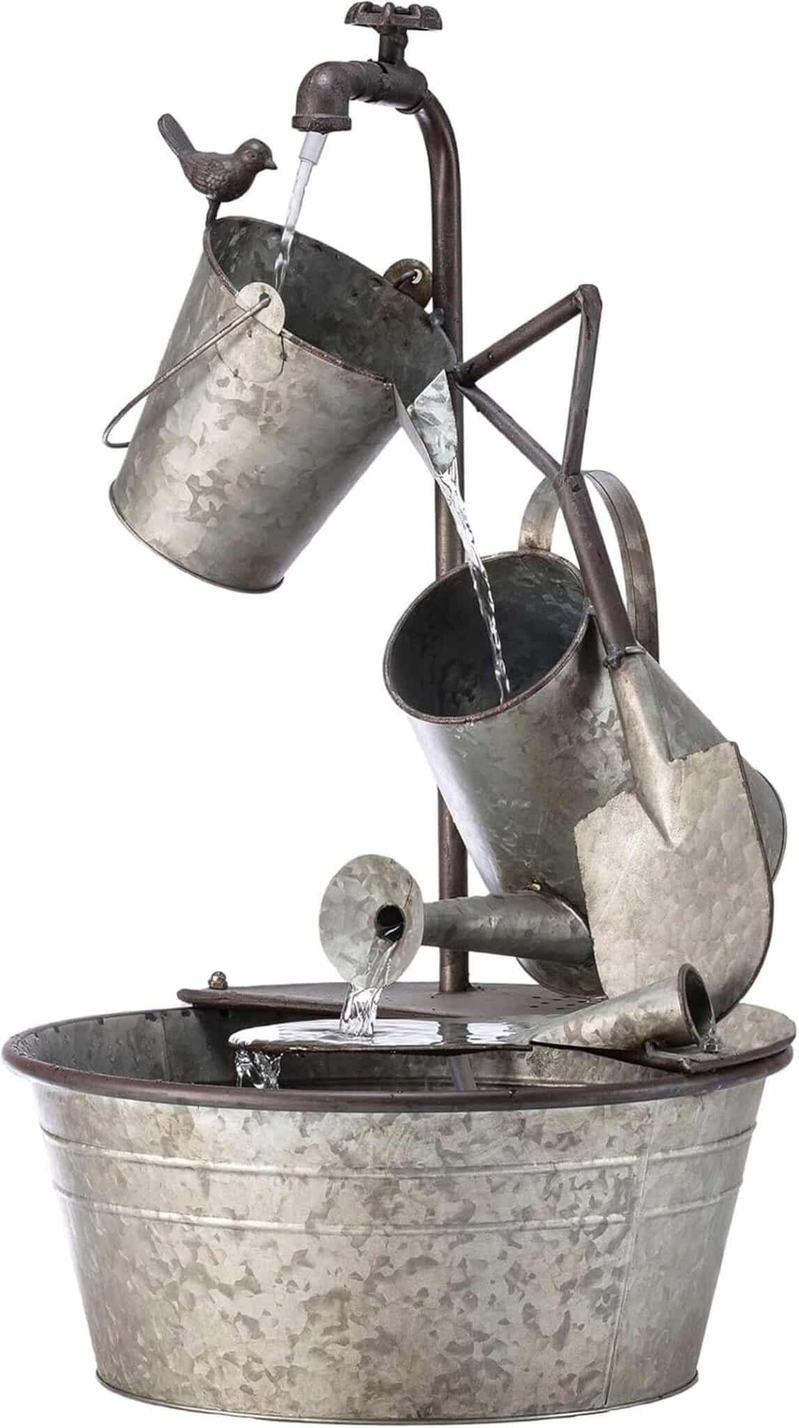 Test de la fontaine à eau 3 niveaux Alpine Corporation