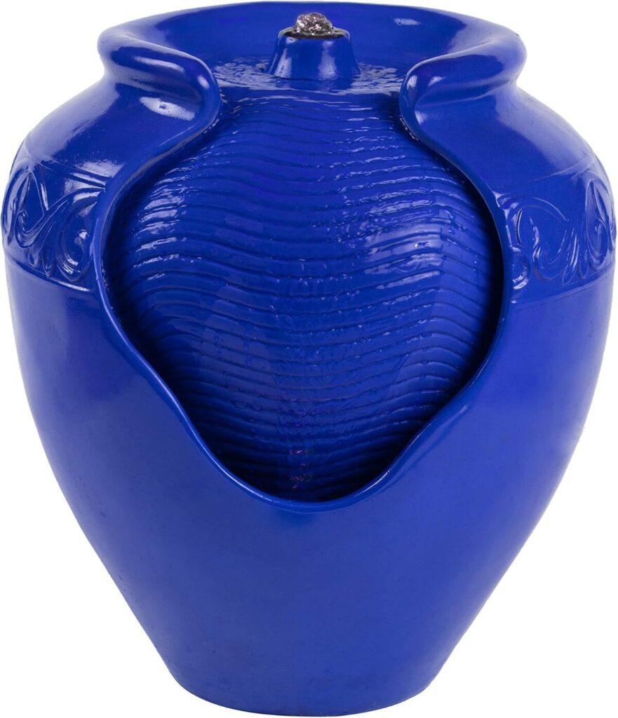 Test de la fontaine Pure Garden Bleu Cobalt : élégance et fonctionnalité