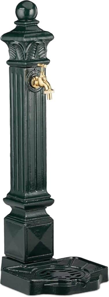 Test de la fontaine sur pied en style antique relaxdays