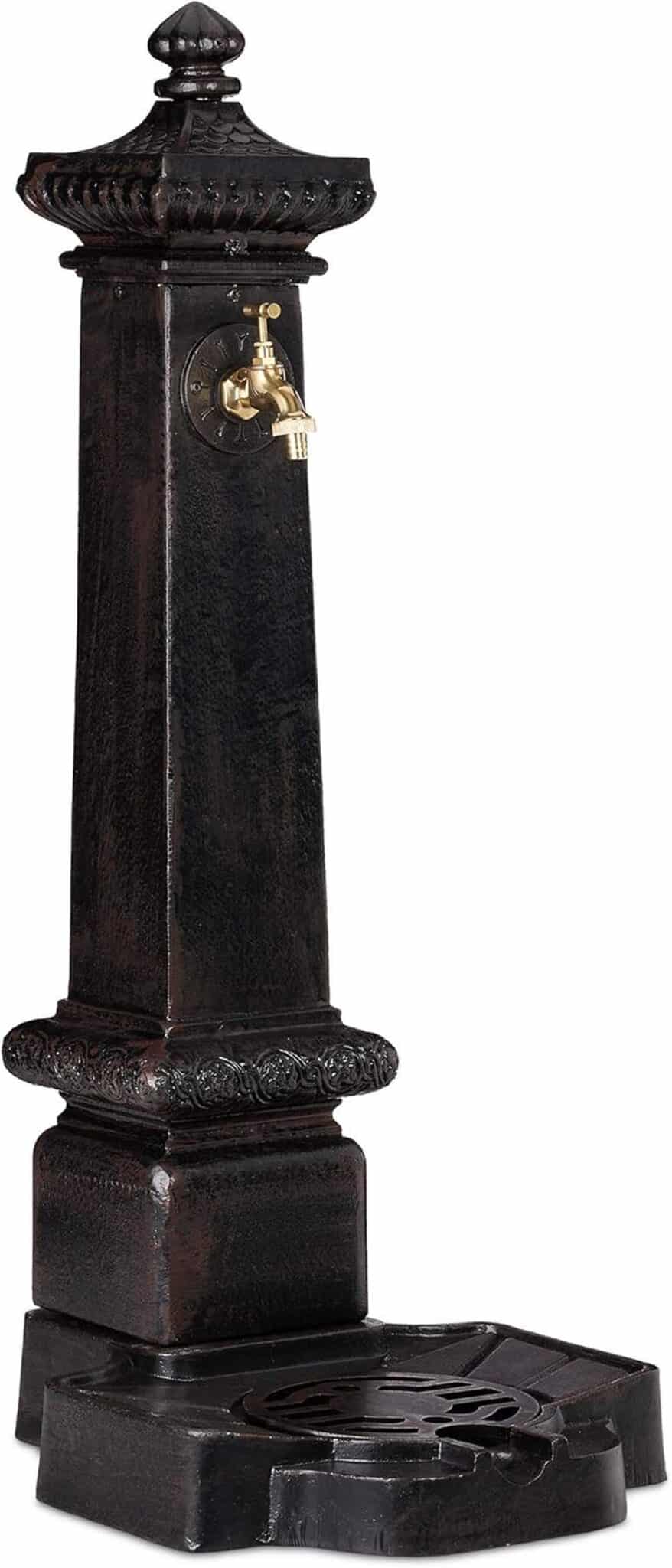 Test de la fontaine sur pied relaxdays XXL : élégance antique et praticité