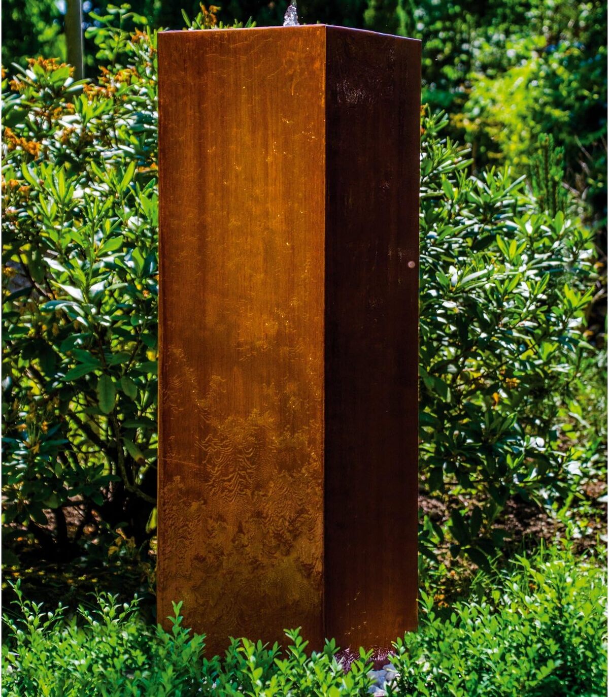 Avis fontaine Köhko Pérou : élégance et LED en jardin