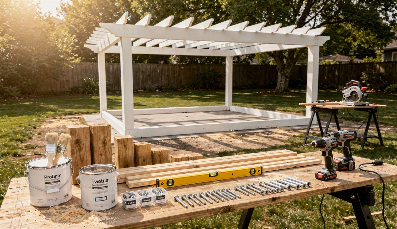 Installer une pergola blanche et moderne : conseils et idées