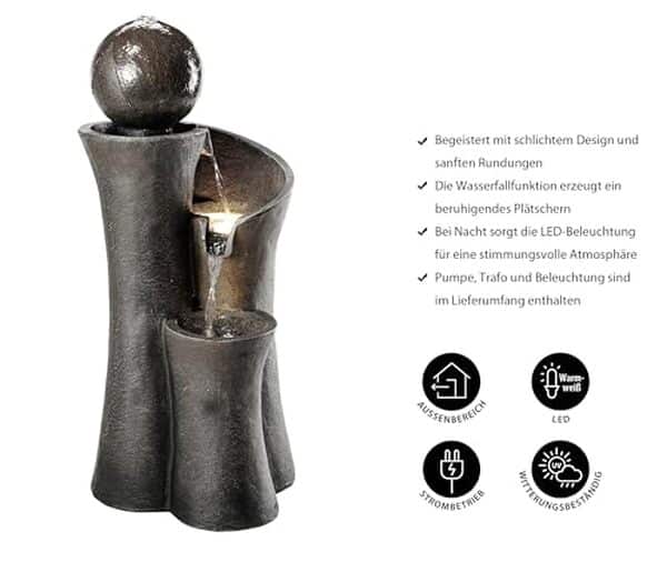 Découvrez notre analyse approfondie de la fontaine de jardin Acapulco LED par Dehner : alliant style et fonctionnalité pour sublimer votre espace extérieur.