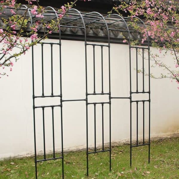 Découvrez notre test complet de l'arche murale demi-ronde en métal pour rosiers et embellissez votre jardin avec ce support élégant et durable idéal pour vos plantes grimpantes.