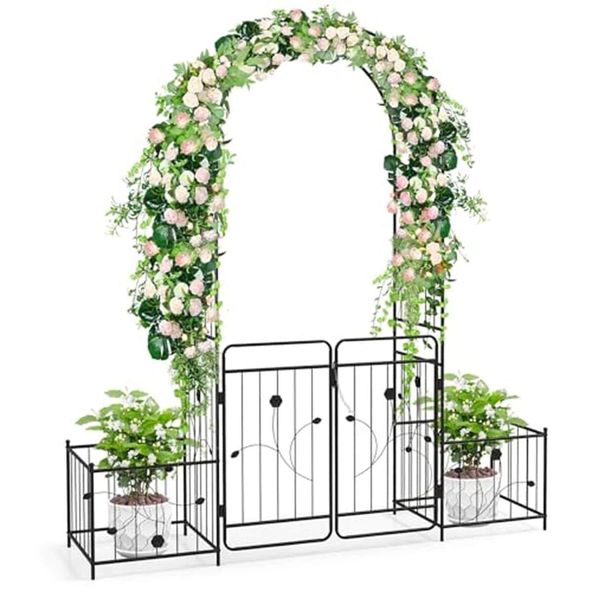 Test de l'arche ronde de roses Homasis : élégance et fonctionnalité