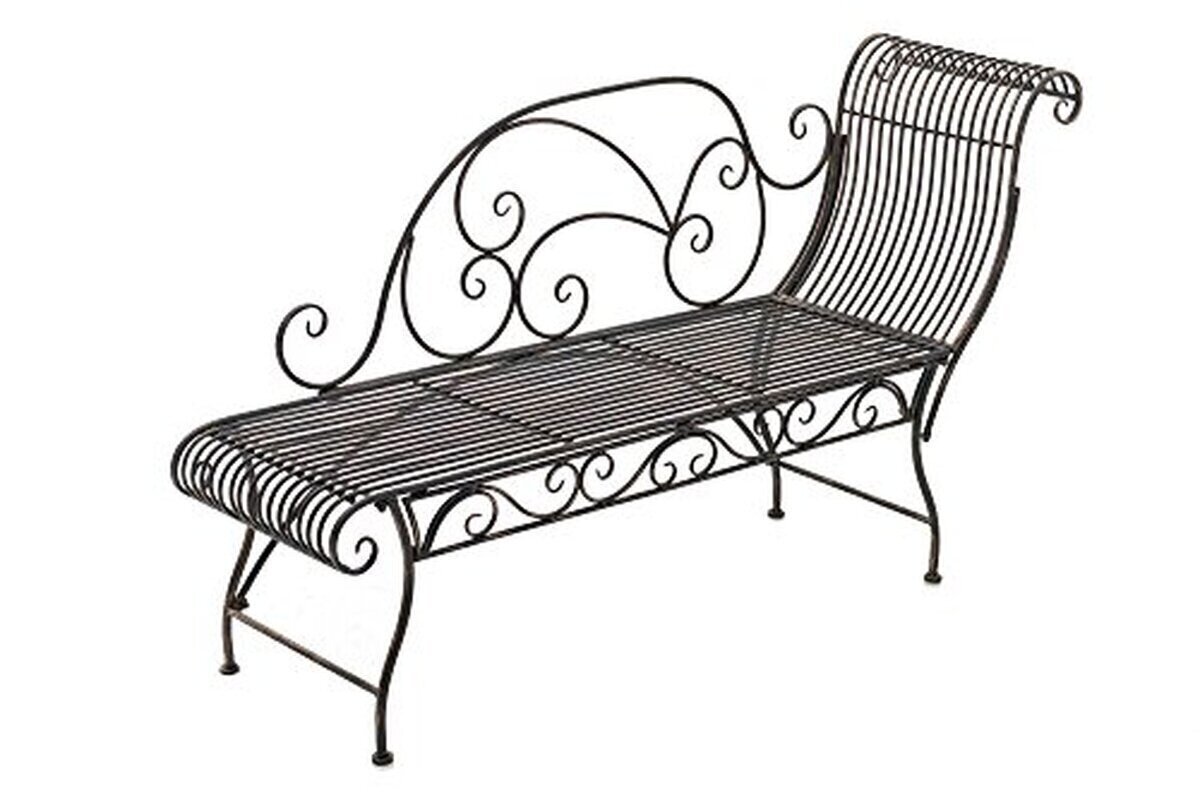 Test du banc de jardin Karma CLP : charme et confort en fer blanc antique