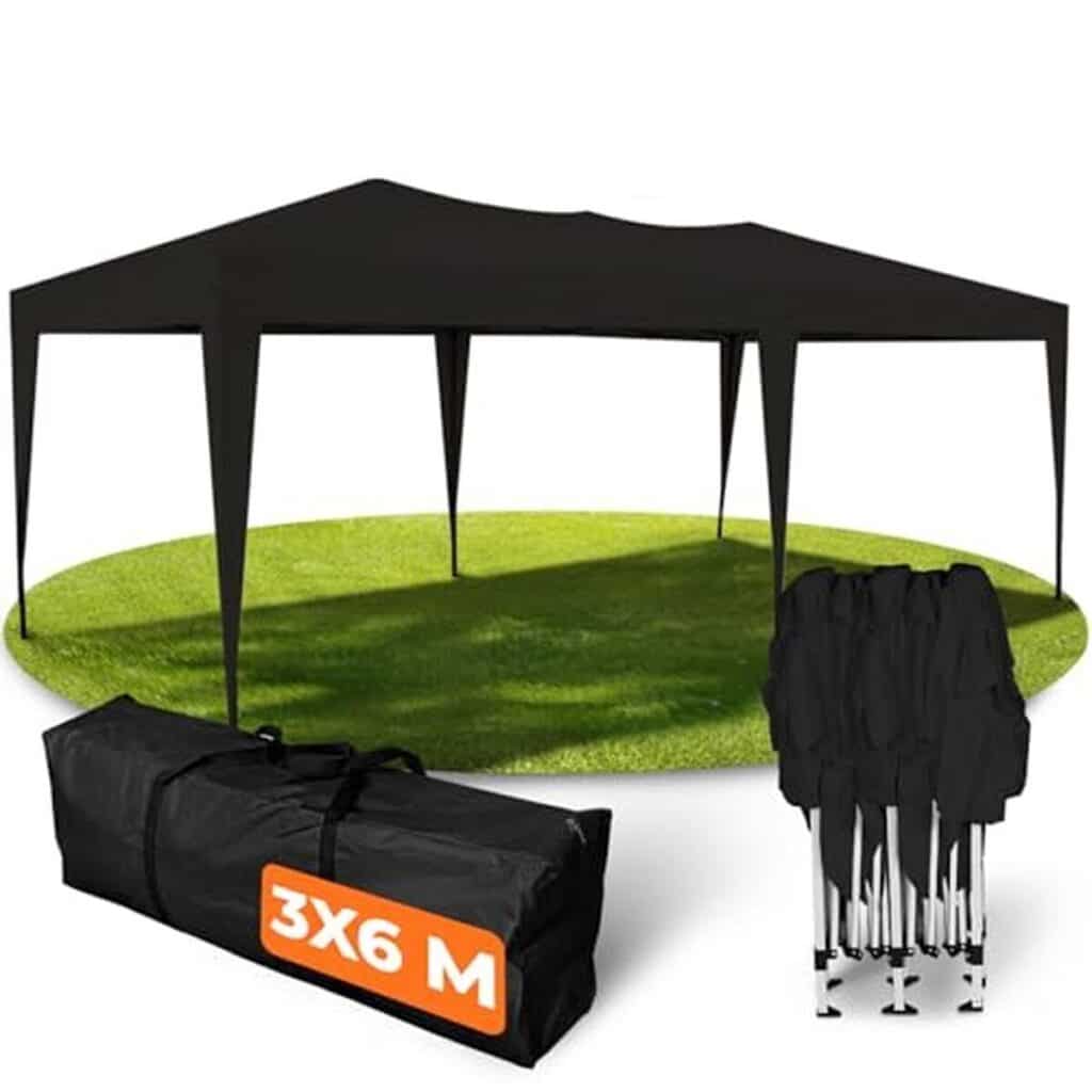 Test : tonnelle pliante Kronenburg 3x6 m, étanche et UV 50+