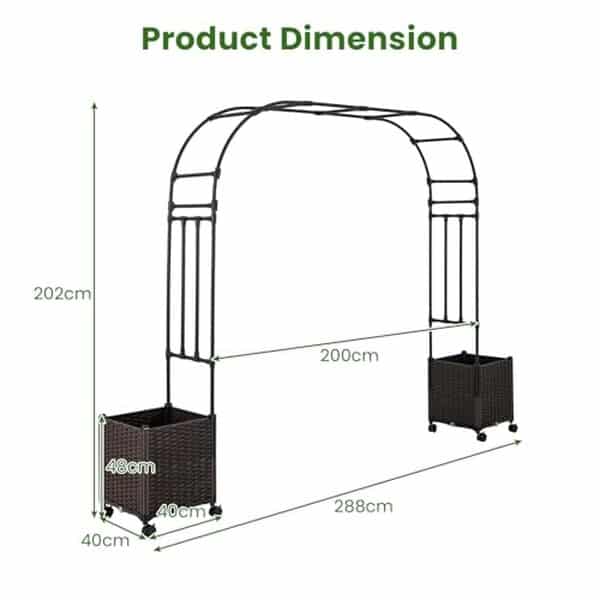 Découvrez notre avis complet sur l'arc de jardin Homasis équipé d'un système d'auto-irrigation innovant. Maximisez la beauté de votre espace extérieur avec ce produit.