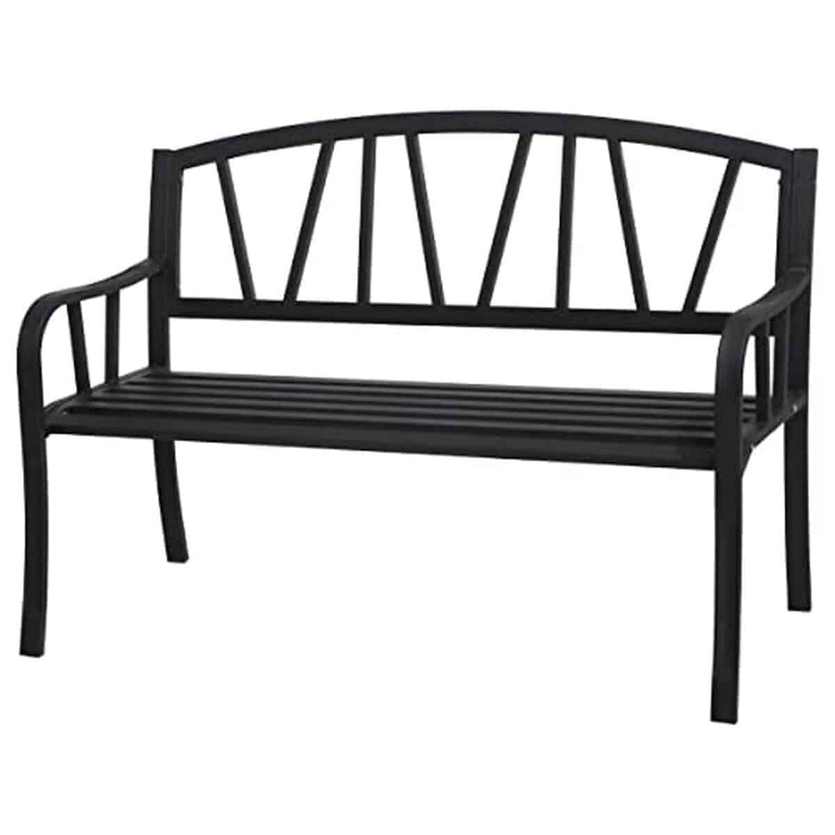 Test : banc de jardin Hespéride Alvernia 3 places noir