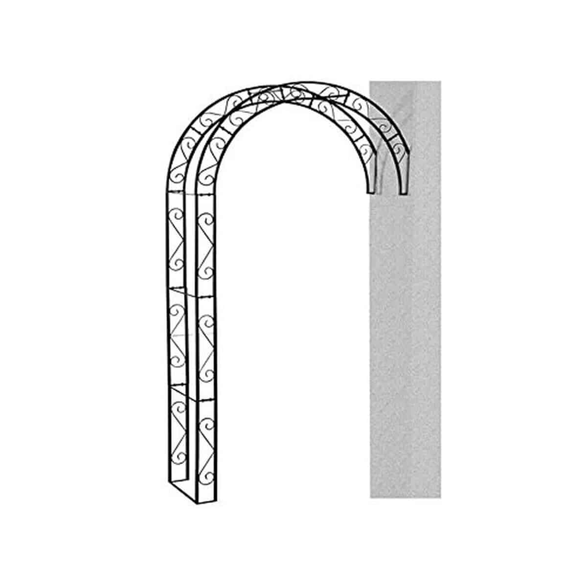 Test de l'arche pour rosiers Cambridge 732696 de Siena Garden