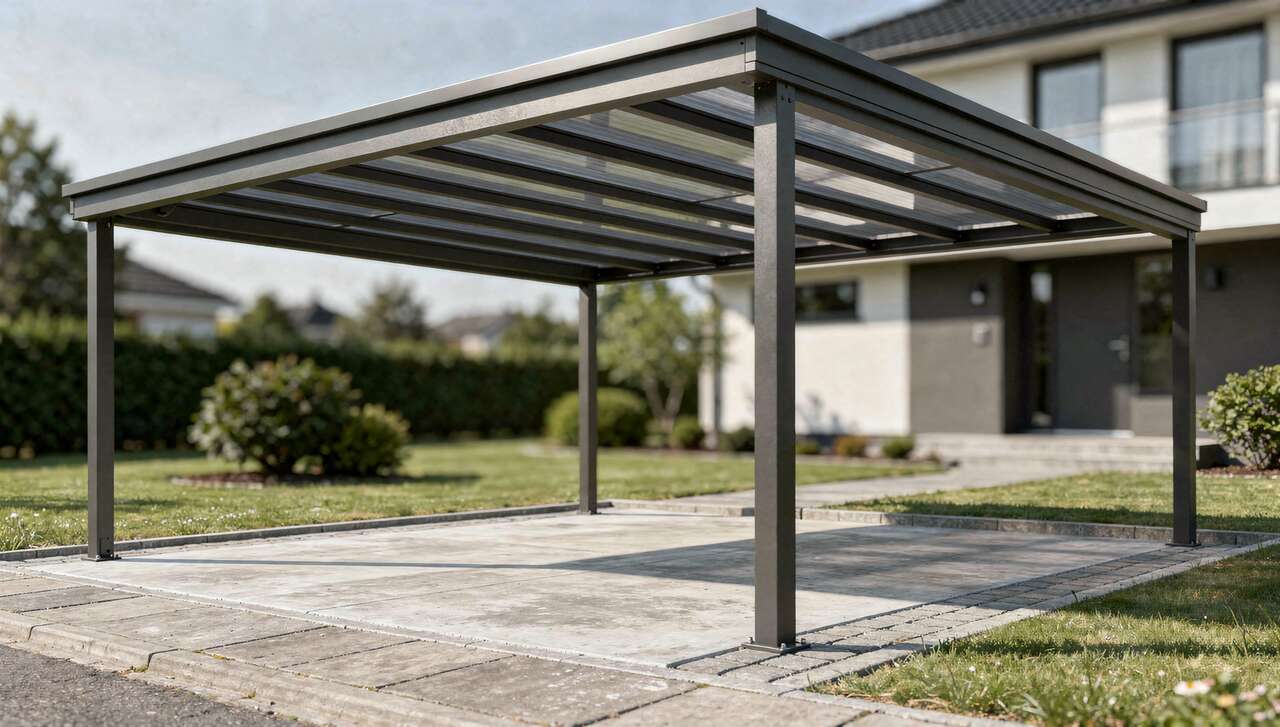Les finitions pour un carport optimal