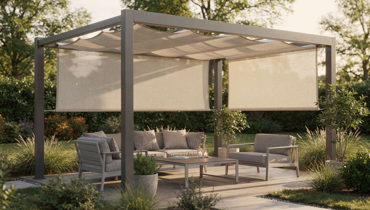 Les protections solaires : stores et voiles d'ombrage